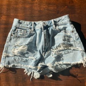 Pacsun High Rise Festival Jean Shorts